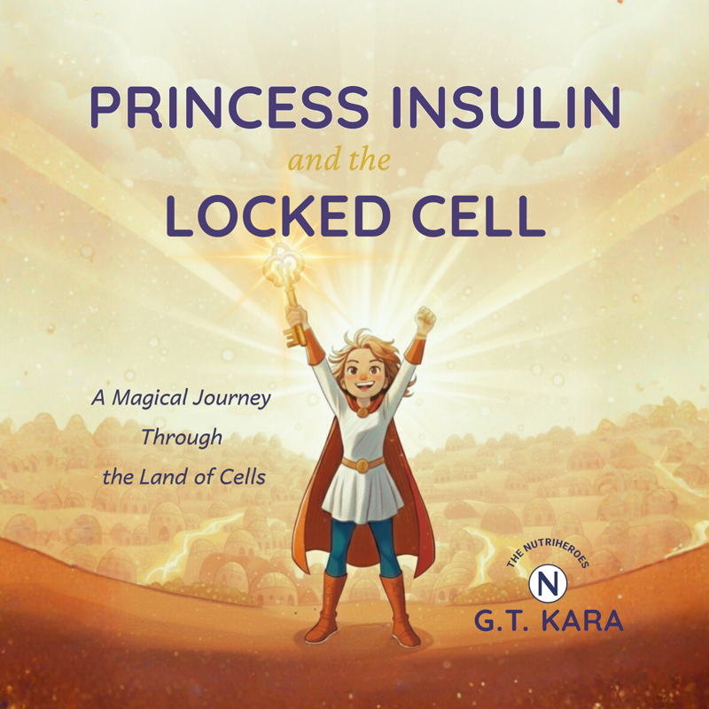 Princess Insulin and the Locked Cell, a children’s picture book about insulin, blood sugar and balanced nutrition.